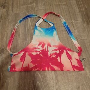 Pink victoria secret Hawaiian  swim top